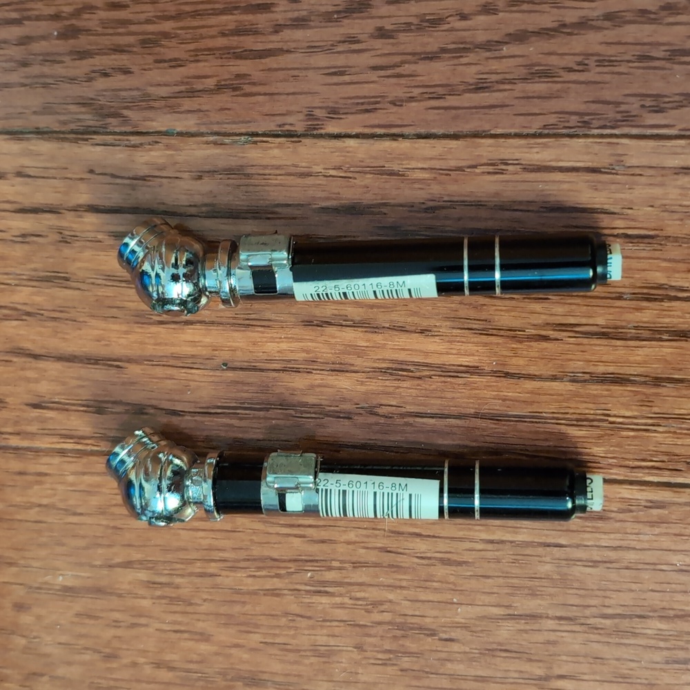 Two Mini Portable Tire Pressure Gauges with Magnet New